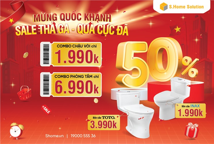 MỪNG QUỐC KHÁNH GIẢM TỚI 50% - SALE THẢ GA, QUÀ CỰC ĐÃ MỪNG QUỐC KHÁNH GIẢM TỚI 50% - SALE THẢ GA, QUÀ CỰC ĐÃ